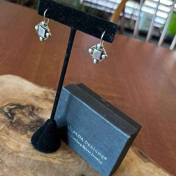 Silpada Sterling Silver Earrings - W0335 Retired - Picture 1 of 10